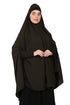 Nazneen stretchable Jeresy smoking at sleeve Jilbab cum prayer khimar Hijab