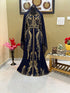 Navy Blue Reception Kaftan for Women