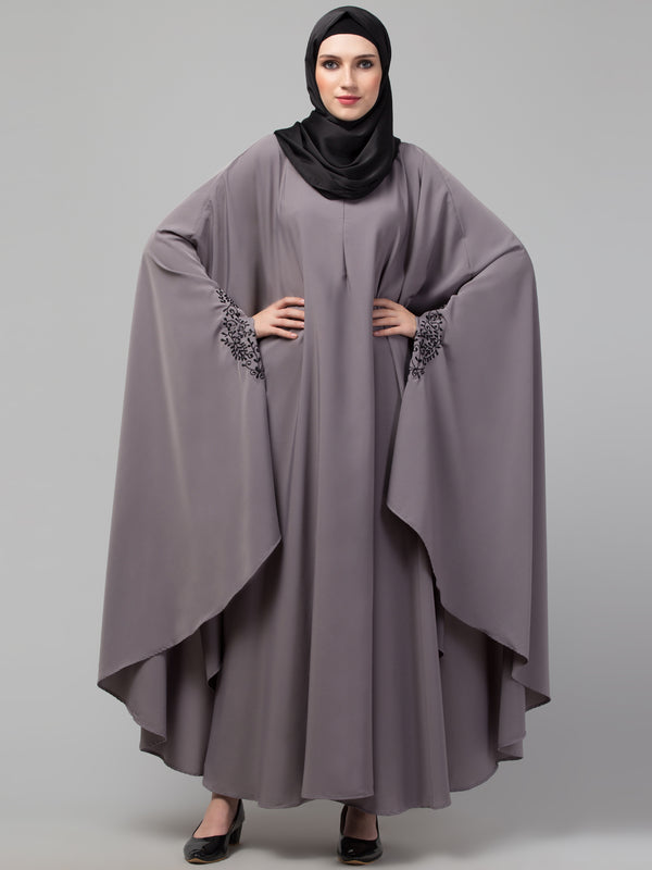 Nazneen Light purple Colour Embroidered Iran Kaftan