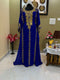 Royal Blue Morroccan Embroidered Islamic Kaftan