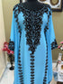 Sky Blue Zari & Stone Work stitched Georgette Designed Kaftan Wedding Wear