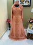 Peach Party Wear Kaftan for Women