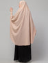 Nazneen Skin stretchable smoking at wrist knee length Jilbab cum prayer khimar Hijab