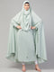 Nazneen Extra Nose Piece Head To Toe Free Size Jilbab Prayer hijab for hajj and umrah