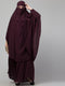 Plum Nida Plain Abaya
