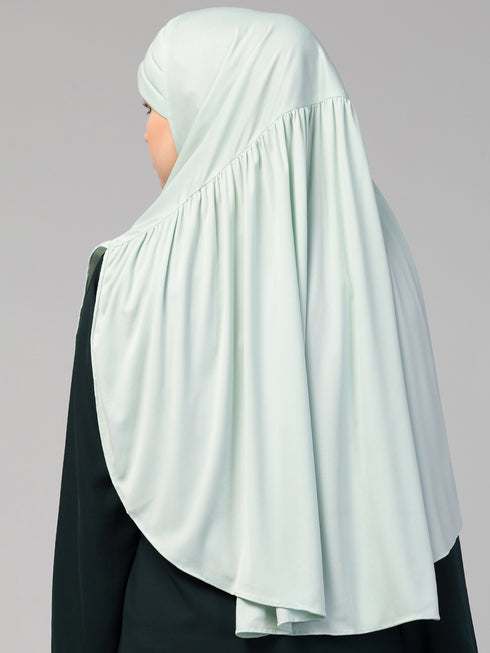 ready-to-wear gathered prayer hijab by janab-e-aala