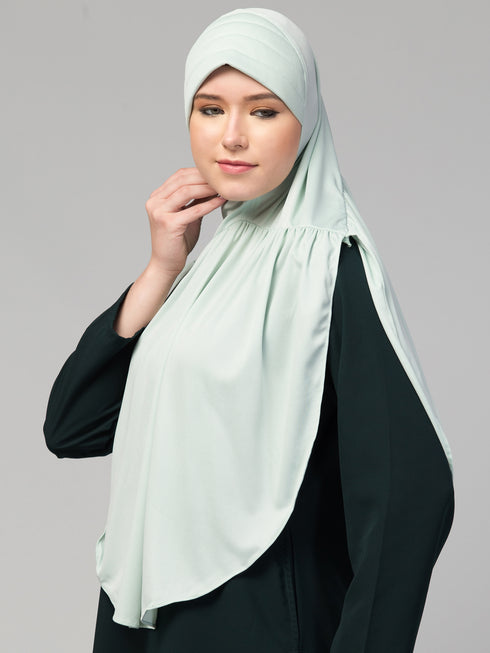 ready-to-wear gathered prayer hijab by janab-e-aala