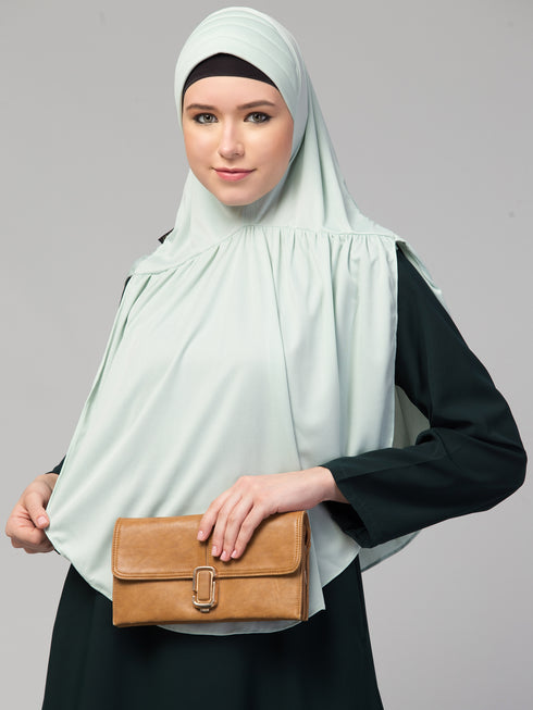 ready-to-wear gathered prayer hijab by janab-e-aala