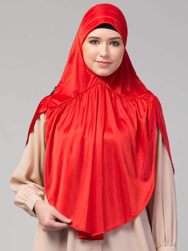 Nazneen gathered Instant Ready to Wear Prayer Hijab