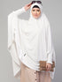 white polyester plain hijab