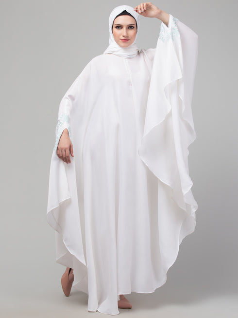 Nazneen embroidered Irani Kaftan with thread embroidered