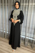 Eid Royal Dubai Beaded Kaftan Abaya Party Fancy African Clothing Crystal Fancy Work New Collection Dress