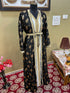 Black Handcrafted Zari work Stitched Georgette Kaftan Party Wedding Dresses