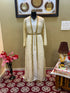 Gold Handcrafted Zari work Stitched Georgette Kaftan Party Wedding Dresses