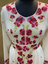 White Handcrafted Zari work Stitched Georgette Kaftan Party Wedding Dresses