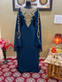 Royal Blue Reception Kaftan for Women