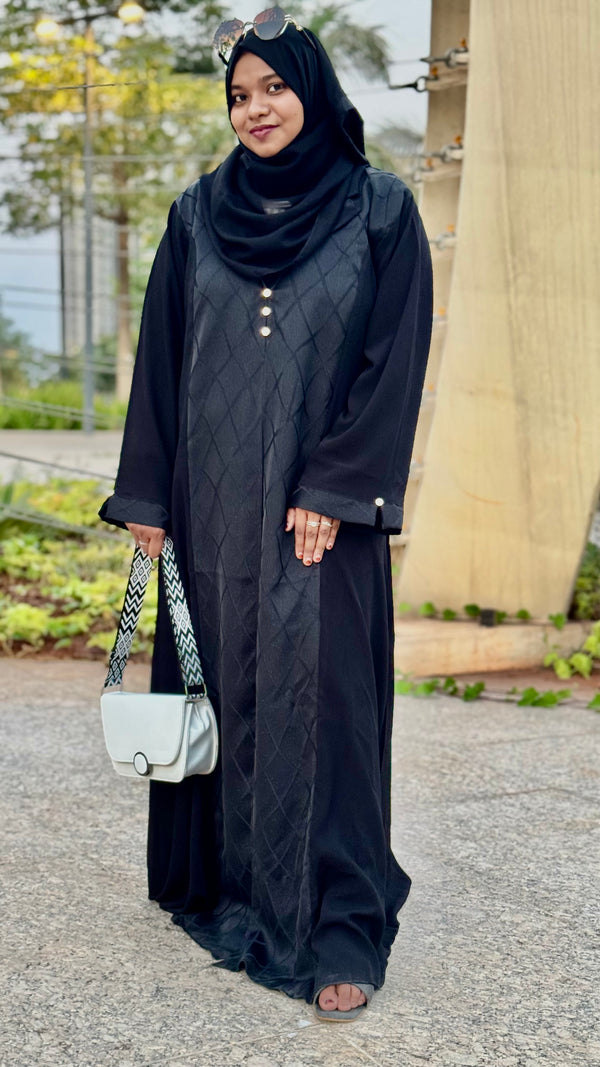Zoom Fabric Abaya