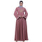 Baby Pink Embroidery Work Emirates Umbrella Eid Abaya