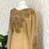 Beige Georgette Embroidered Stone work Stitched Dress Kaftan Party Wear Wedding Dresses