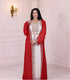 Maroon Embroidered Stone work Stitched 2 Pic Dress Georgette Kaftan Party Wear Wedding Dresses