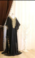 Black Handcrafted Zari work Stitched Dress Georgette Kaftan Party Wear Wedding Dresses