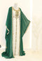 Sea-Green & White Handcrafted Zari work Stitched Dress Georgette Kaftan Party Wear Wedding Dresses 5