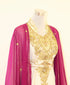 Rani & White Handcrafted Zari work Stitched Dress Georgette Kaftan Party Wear Wedding Dresses