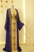 Blue and Warm White Reception Kaftan for Women