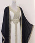Black and White Georgette Zari Work Kaftan