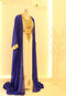 Blue & White Handcrafted Zari work Stitched Dress Georgette Kaftan Party Wear Wedding Dresses