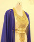 Blue & White Handcrafted Zari work Stitched Dress Georgette Kaftan Party Wear Wedding Dresses