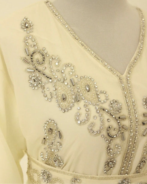 White Kaftan Wedding Kaftan for Women