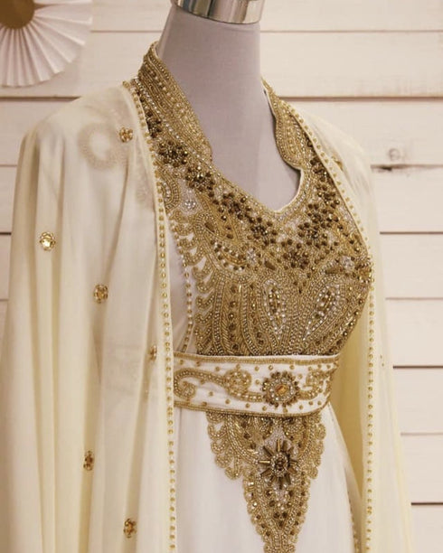 White Wedding Kaftan for Women