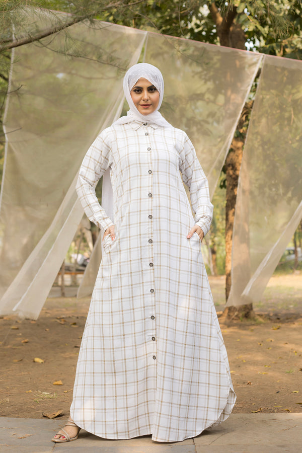 SARINKU Women's Abaya Dress Fabric Cotton for Women and Girl's Abaya