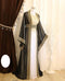 Zari Work Kaftan for Women in Black Georgette