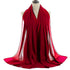 Maroon luxurious Moroccan Kaftan With Sun-proof hijab.