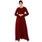 A-line inner abaya-Maroon
