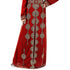 Maroon color luxurious full sleeves Handmade Moroccan Kaftan with Sun-proof hiijab.