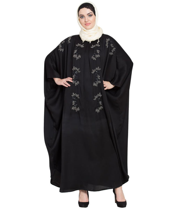 Nazneen Hand Embellished Nida Kaftan