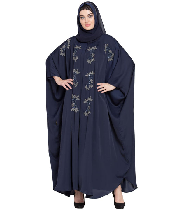 Nazneen Hand Embellished Nida EID Kaftan