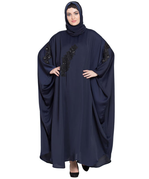 Nazneen Embellished Patch Nida Kaftan