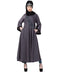 Blue Nazneen Hand Embroidered Umbrella Nida Abaya