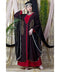 Maroon Nazneen Embroidered Butterfly Upper With Inner Abaya Cum Kaftan