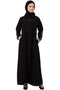 Black Plain Nida Abaya