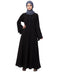 Nazneen Pleats and Beads with Bell sleeve Abaya