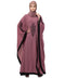 Nazneen Center & Sleeve embroidery contrast Band Kaftan