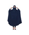 Navy Blue 100% Viscose Knits-Jersey Extra Nose Piece Head To Toe Free Size hijab