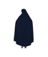 Navy Blue 100% Viscose Knits-Jersey Extra Nose Piece Head To Toe Free Size hijab