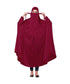 Maroon 100% Viscose Knits-Jersey Extra Nose Piece Head To Toe Free Size hijab