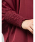 Maroon Premium Shine Nida Two pc Khimer & Skirt Ready to wear Instant Hijab cum Naqab Set